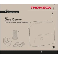 Motorisation connectée pour portail coulissant 6m Thomson + digicode
