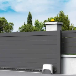 Motorisation connectée pour portail coulissant 6m Thomson + digicode