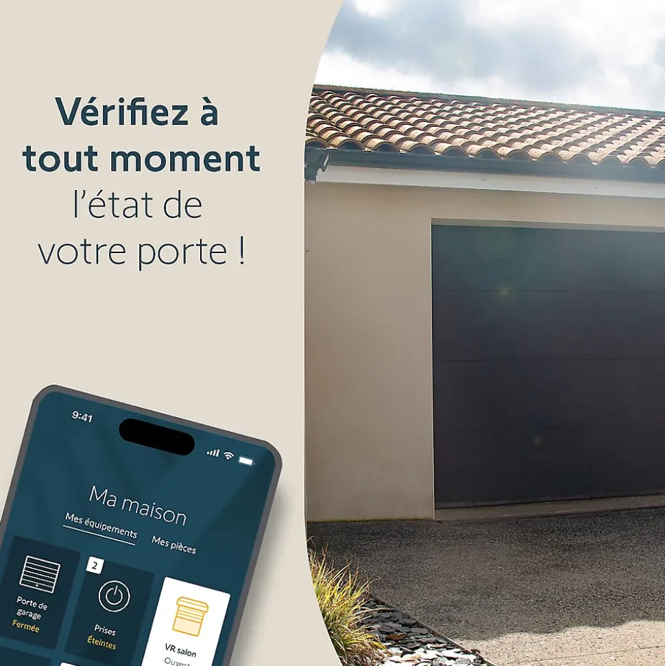 Motorisation de porte de garage Serenia IO 700 Connect