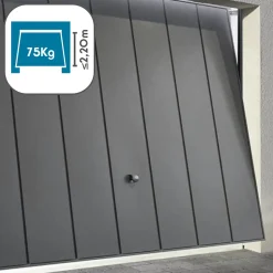 Motorisation pour porte de garage - Guidage par chaîne rail en forme de U - Strömma 600 - Avidsen - 114957