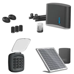 Motorisation solaire Avidsen Zenia SE avec digicode pour portail coulissant