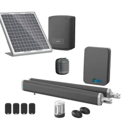 Motorisation solaire à vérins Avidsen Teha SE avec digicode pour portail battant