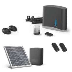 Motorisation solaire pour portail coulissant Zenia SE + 2 télécommandes supplémantaires (3 en tout) - Avidsen