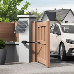Motorisation télescopique solaire pour portail à battants - Styrka 310