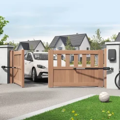Motorisation télescopique solaire pour portail à battants - Styrka 310