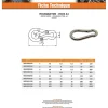 Mousqueton Inox A4 Diamètre 6 - 5 pièces