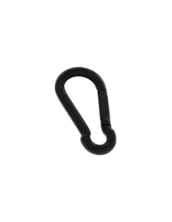 Mousqueton Inox A4 Noir Diamètre 4 - 5 pièces