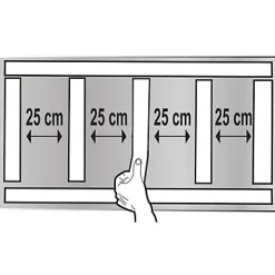 Mousse adhésive double face extérieure (spécial tôles) 19 mm x 6 m