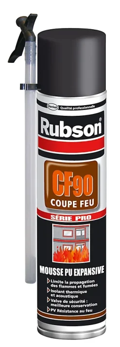 Mousse expansive Rubson CF90 Coupe Feu aérosol 600 ml
