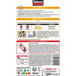 Mousse expansive Rubson Feu B2 aérosol 500ml