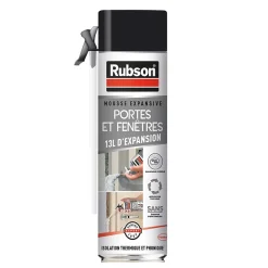 Mousse expansive Rubson Portes et Fenêtres aérosol 500ml