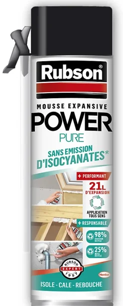 Mousse Expansive Rubson Power Pure Aérosol, 21L