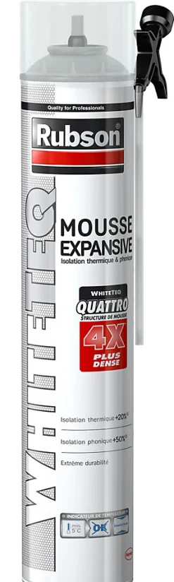 Mousse expansive Rubson Thermique & Phonique aérosol 750ml