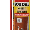 Mousse expansive Soudal jaune rendement supérieur 500ml