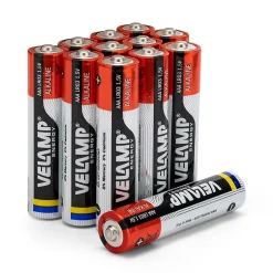 Mulitpack de 12 piles alcalines mini stilo LR03 AAA, 1,5V, longue durée