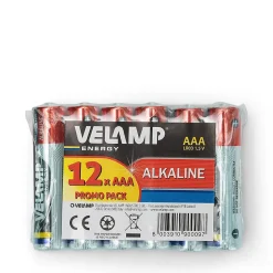 Mulitpack de 12 piles alcalines mini stilo LR03 AAA, 1,5V, longue durée