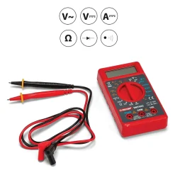 Multimètre digital 6 en 1, sondes fournies