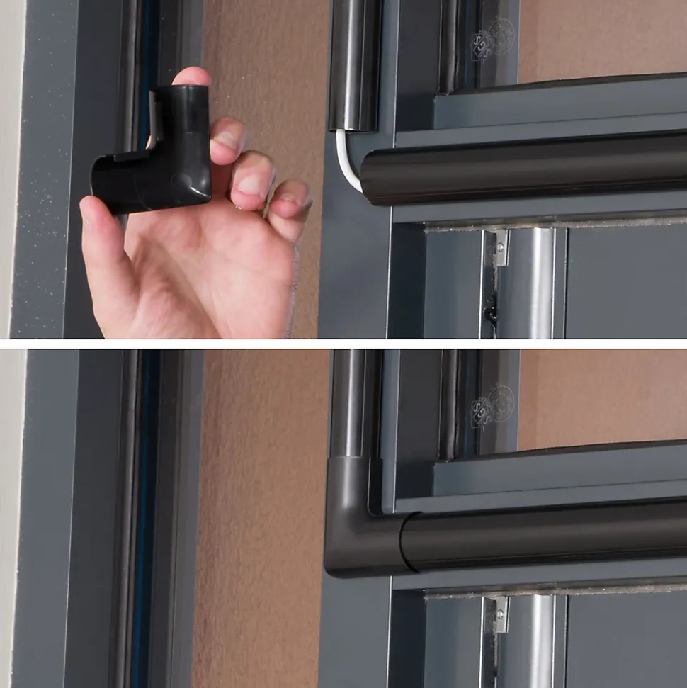 Multi-Pack d'accessoires pour goulotte D-Line noire 30x15mm