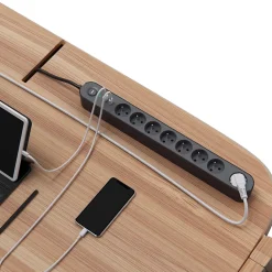 Multiprise 8 prises + 2 USB Jacobsen 1.5 m noir
