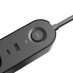 Multiprise 8 prises + 2 USB Jacobsen 1.5 m noir