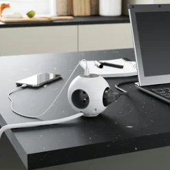 Multiprise 4 prises + 2 USB Jacobsen 1.5 m forme cube