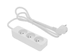 Multiprise 3 prises blanc 1 m 16A 3680W 230 V