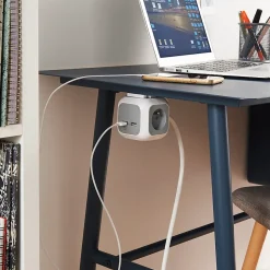 Multiprise 4 prises Diall CUBE & USB 3m