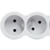 Multiprise 3 prises Legrand blanc et gris