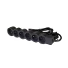 Multiprise 6 prises Legrand noir et gris 1.5 m