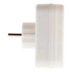 Multiprise 4 prises pour façade 4x6A - Blanc - Zenitech