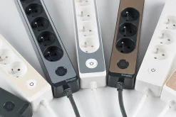 Multiprise 3 prises Schneider Electric Odace anthracite 1.5 m