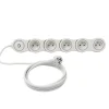 Multiprise avec interrupteur 5 prises Diall modulable 2m