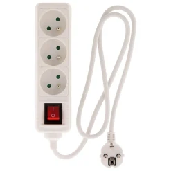 Multiprise 3x16A 2P+T + interrupteur Zenitech