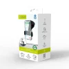 Muvit Support Voiture pour Smartphones Rotatif à 360 Pince Extensible à 80mm Noir