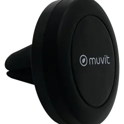 Muvit Support Voiture Universel Magnétique en Plastique Fixation Grille d'Aération Noir