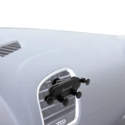 Muvit Support Voiture Universel Gravity Rotatif à 360 Fixation sur Grille d'aération Noir