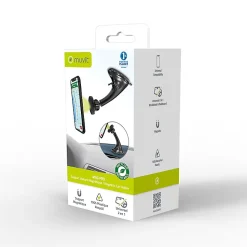 Muvit Support Voiture Universel MAG Pro Magnétique avec Rotule Pivotable Noir