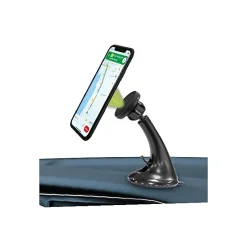 Muvit Support Voiture Universel MAG Pro Magnétique avec Rotule Pivotable Noir