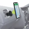Muvit Support Voiture Universel Magnétique en Plastique avec Rotule Pivotable à 360 Noir