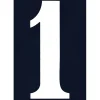 N° de maison - marquage 1 - en PVC - couleur bleu et blanc - autocollant - hauteur 11 cm - Chapuis NA01