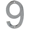 N° de maison - marquage 9 - en acier - couleur gris - à visser - hauteur 12 cm - Chapuis CPA9