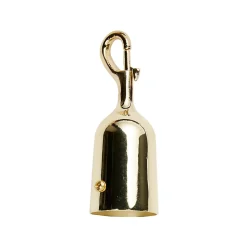 Naissance porte-mousqueton laiton or 10 kg