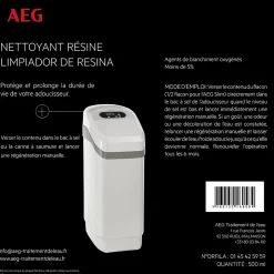 Nettoyant résine pour adoucisseur AEG 500ml