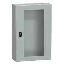 Nsys3dm6415t Coffret Métallique étanche Ip66 - 600x400x150 - Porte Vitrée - Spacial S3d - Schneider Electric
