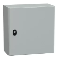 Nsys3d4420p Coffret Métallique étanche Ip66 - 400x400x200 - Plaque Fournie - Spacial S3d - Schneider Electric