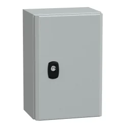 Nsys3d3215p Coffret Métallique étanche Ip66 - 300x200x150 - Plaque Fournie - Spacial S3d - Schneider Electric