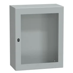 Nsys3d10840t Coffret Métallique étanche Ip66 - 1000x800x400 - Porte Vitrée - Spacial S3d - Schneider Electric