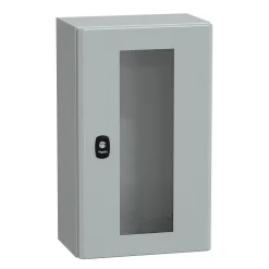 Nsys3d5320t Coffret Métallique étanche Ip66 - 500x300x200 - Porte Vitrée - Spacial S3d - Schneider Electric