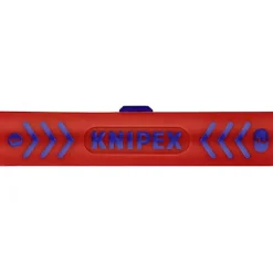 Outil à dénuder coaxial 100 mm pour câbles ronds et coaxiaux Knipex