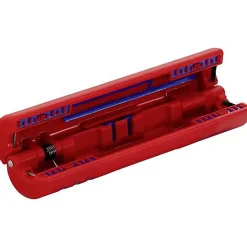 Outil à dénuder coaxial 100 mm pour câbles ronds et coaxiaux Knipex